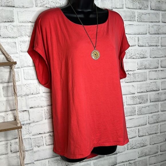 Talbots Coral Ultra Soft Top Shirt Size 3X - Picture 2 of 5
